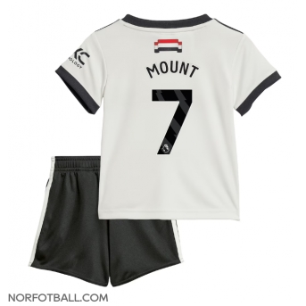 Billige Fotballdrakt Manchester United Mason Mount #7 Replika Tredjedraktsett Barn 2024-25 Kortermet (med bukser)